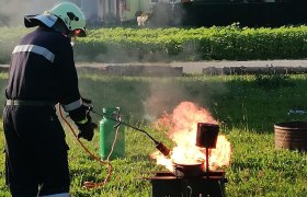 Feuerlöschübung im Naturpark, © UnterWasserReich