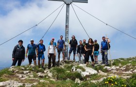 Klausur beim Ötscher Gipfelkreuz, © Naturpark Ötscher-Tormäuer