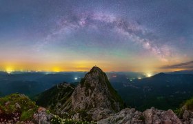 Nachts im Naturpark Ötscher Tormäuer - 1. Platz Fotowettbewerb 2023, © fabolus_vienna_Fabian Pfeifhofer